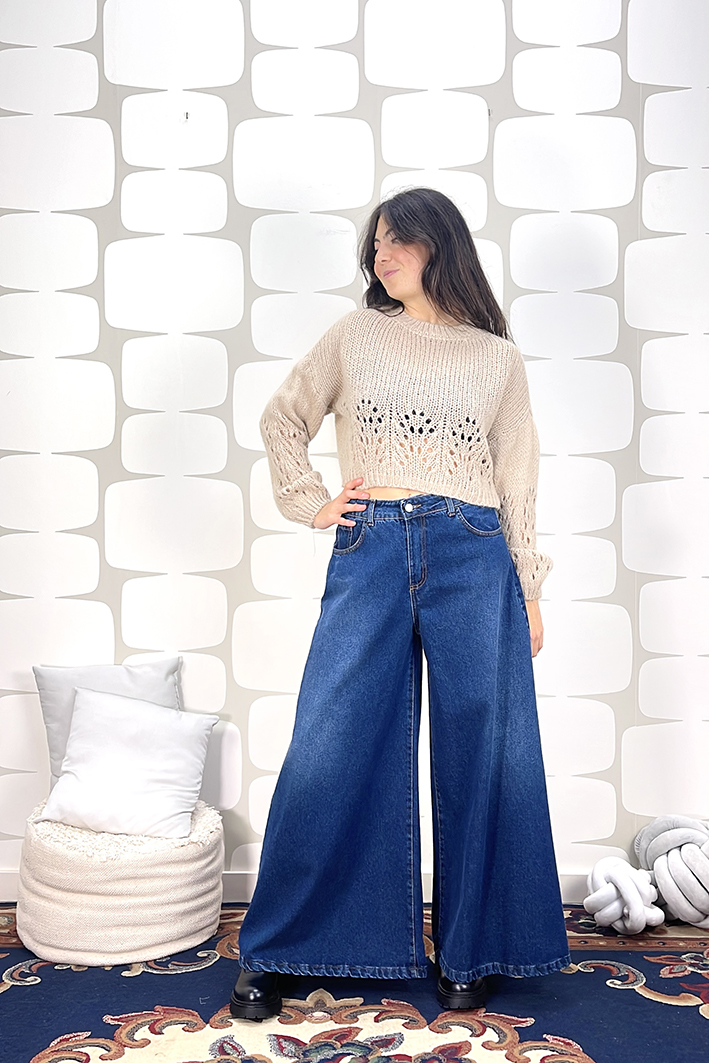 outfit Maglia Anaki corda, Jeans Kalesi fabbrica di giuggiole