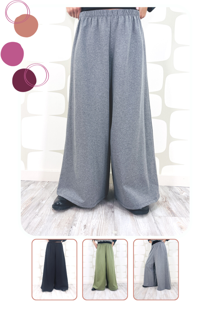 Pantalone Fleece in grigio